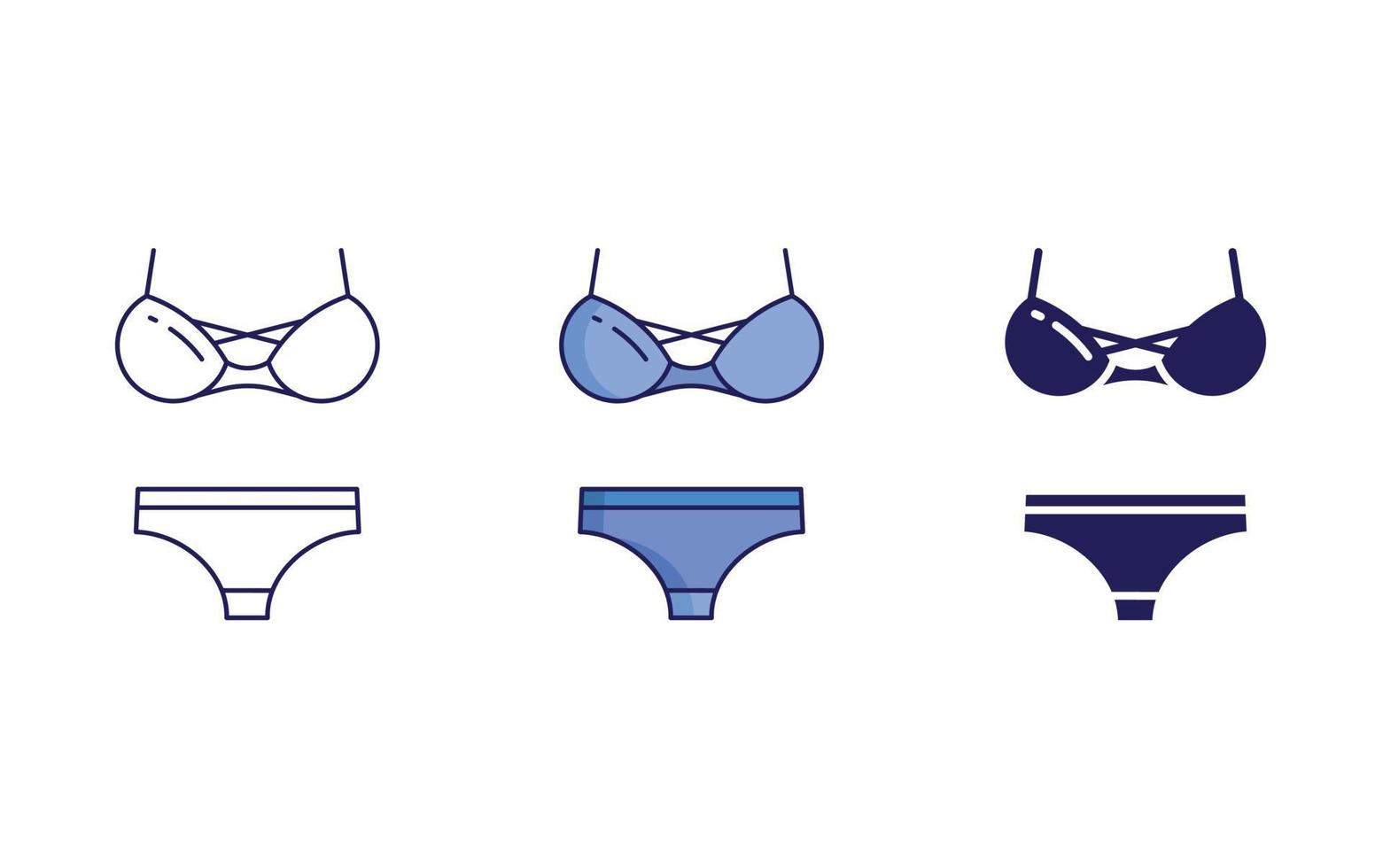 Bikini vector icon