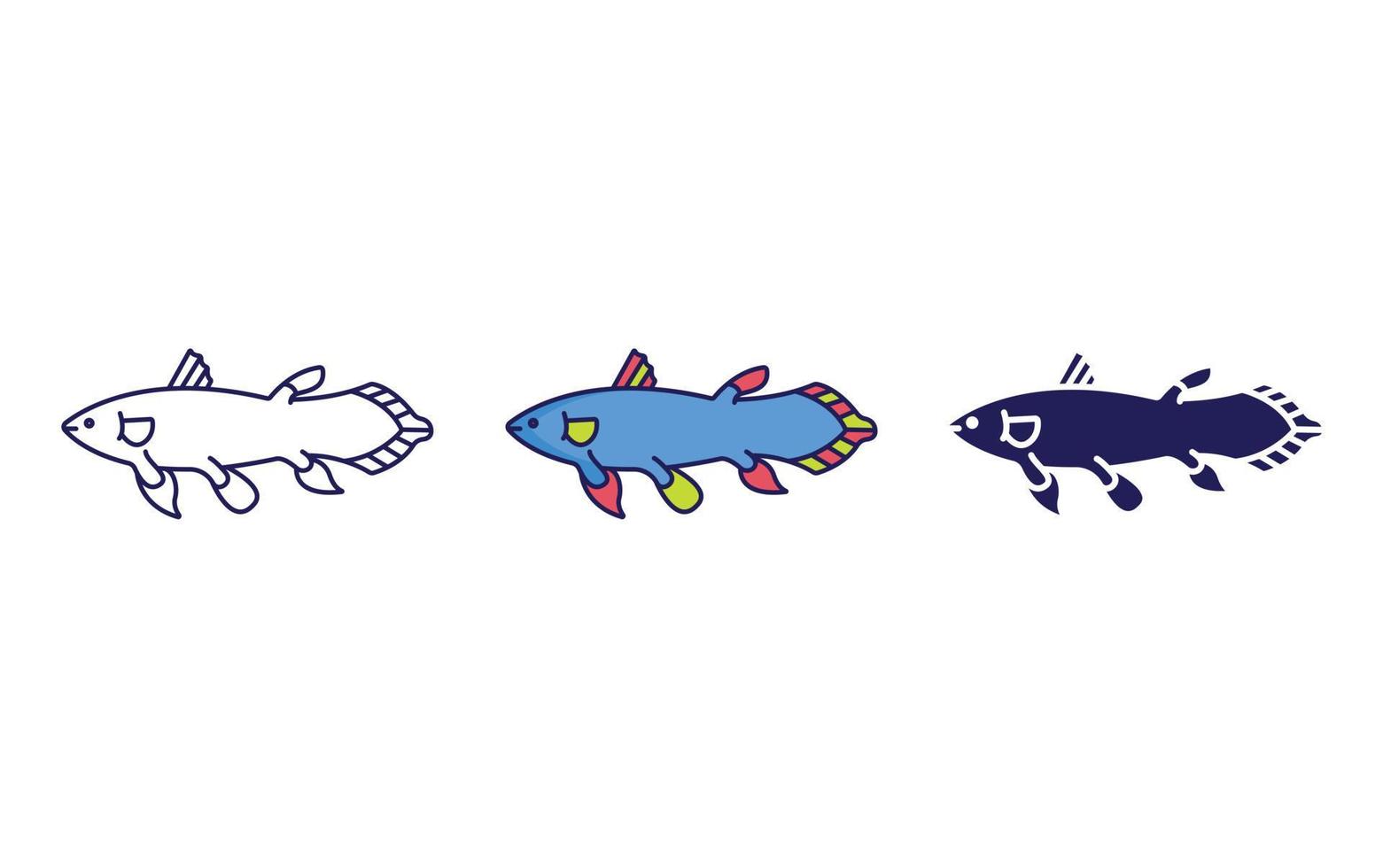 Fish vector icon