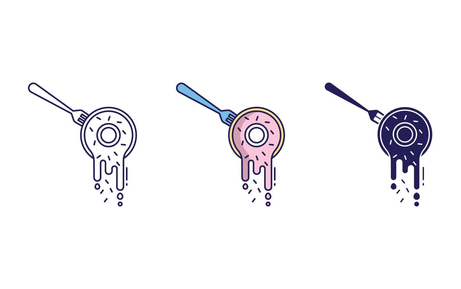 donut vector icon