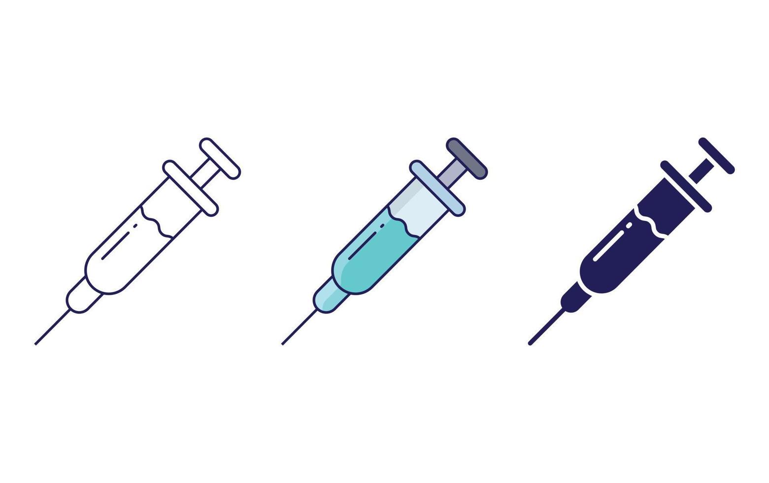 syringe vector icon