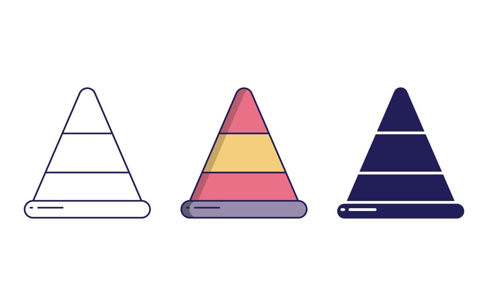 Traffic Cone vector icon