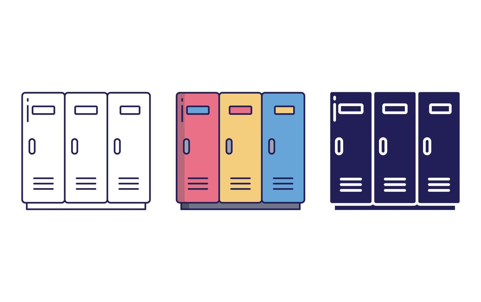 lockers vector icon