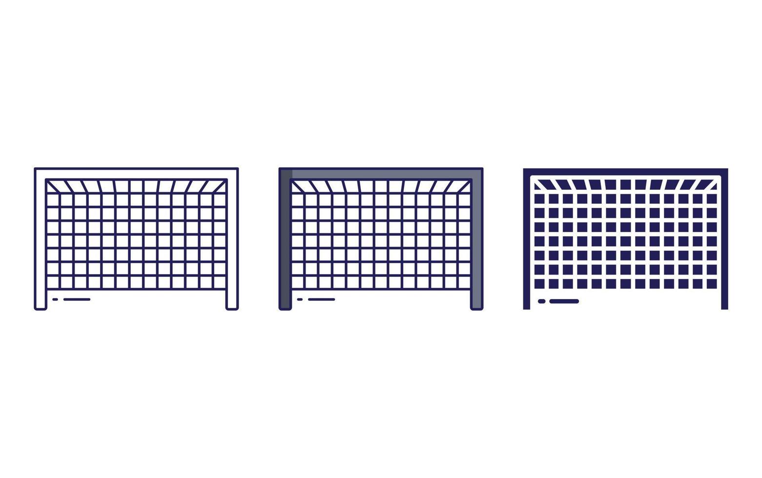 football goal vector icon