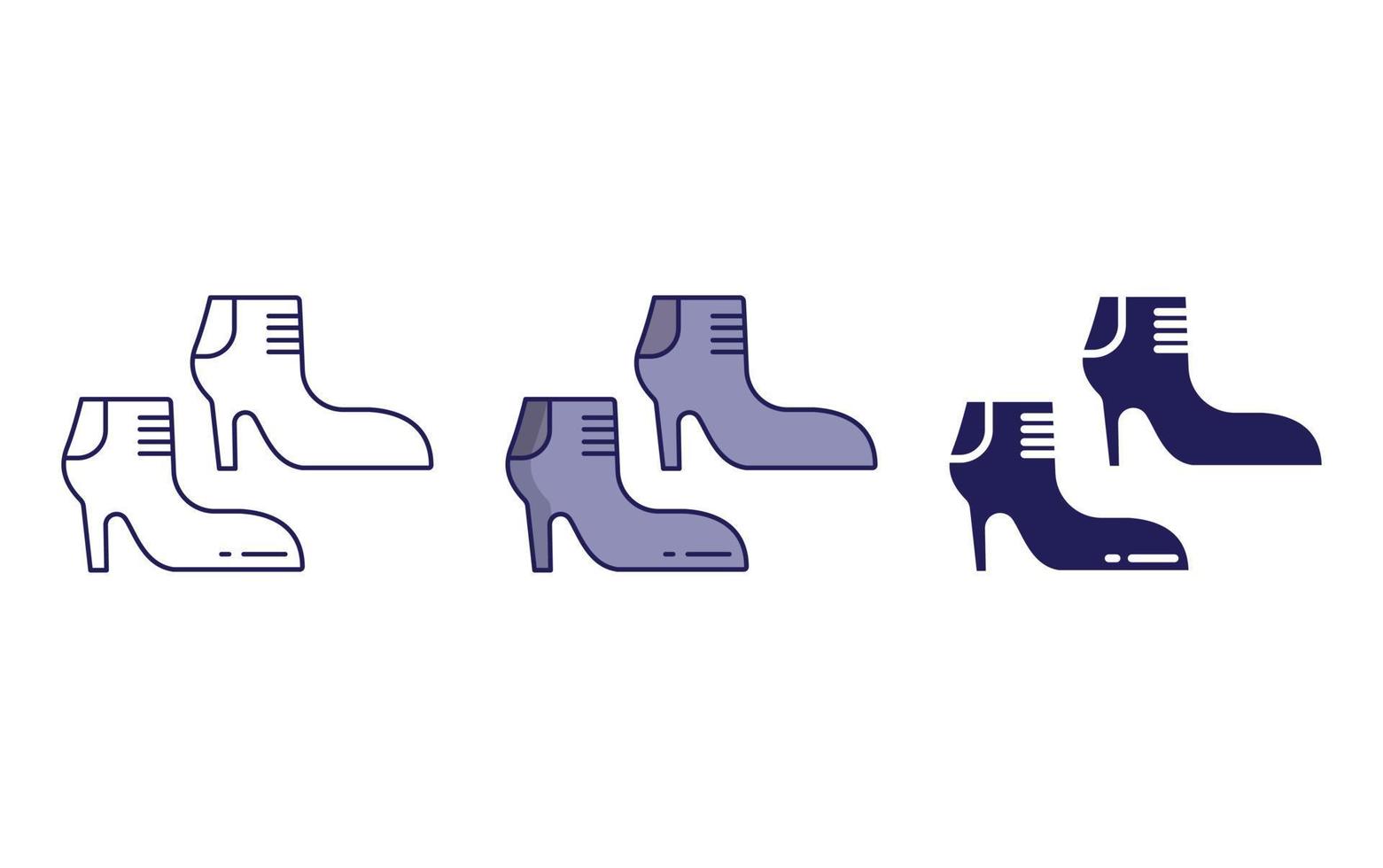 Heel shoe vector icon