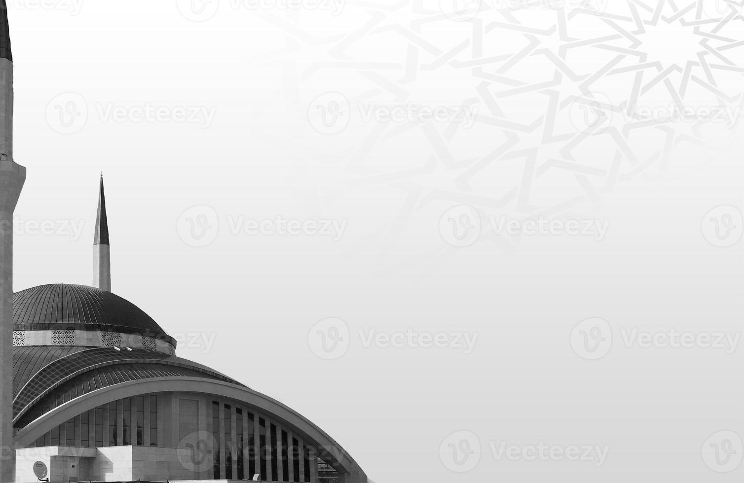 An Islamic background for a mosque in gray, a background for Ramadan. Social media posts .Muslim Holy Month Ramadan Kareem photo