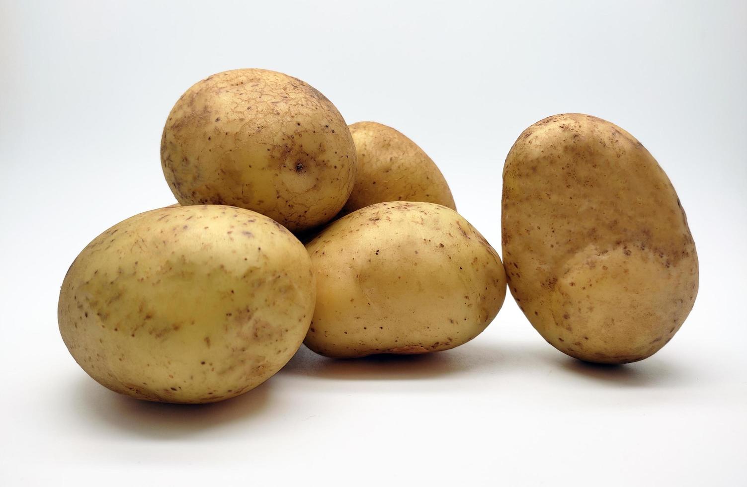 Potato, isolated in white background photo