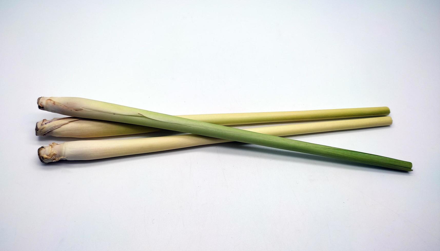 Lemongrass isolated on a white background photo