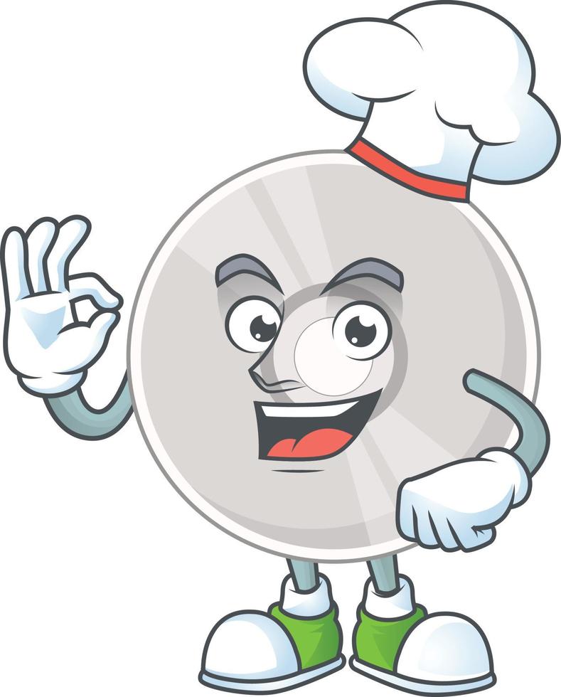 Cartoon character of compact disk vector