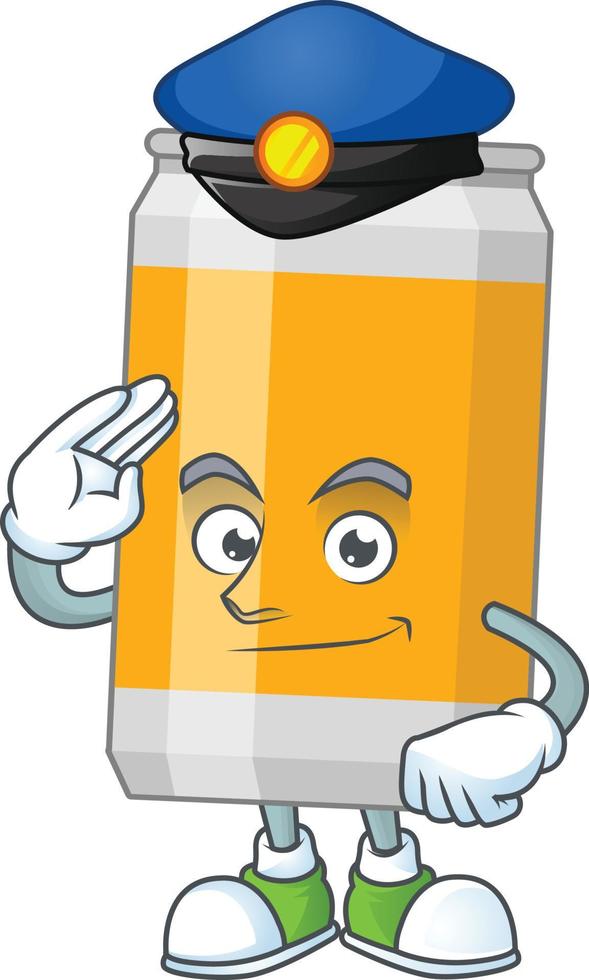 Cartoon character of beer vector