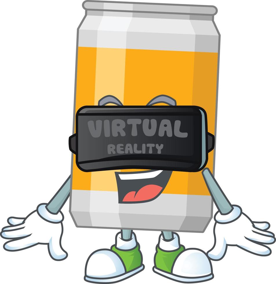 Cartoon character of beer vector