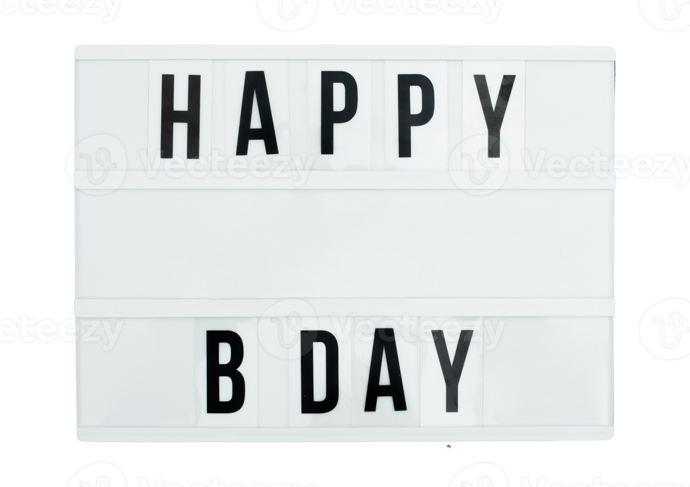 Party board letter isolated on a transparent background png