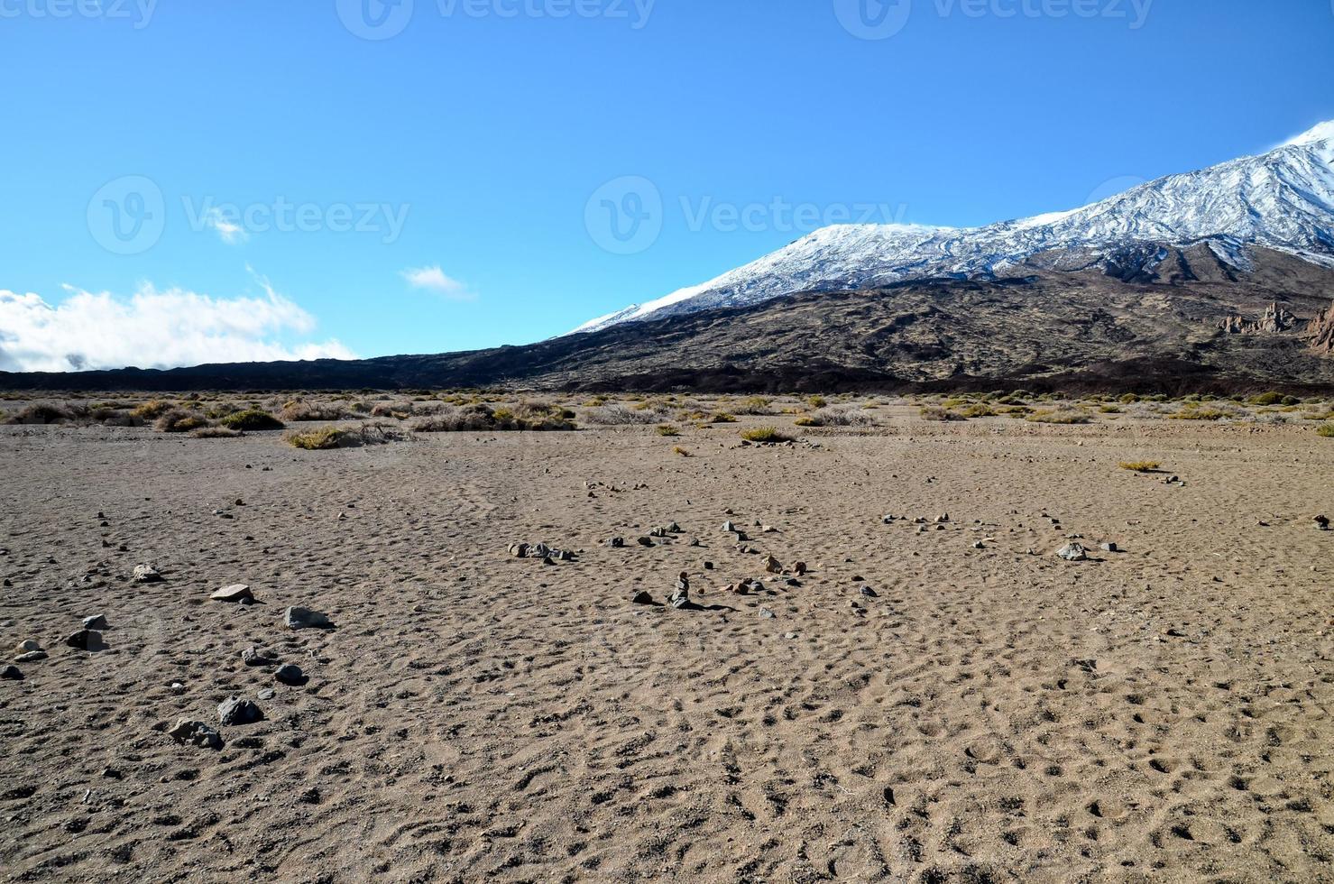 Scenic mountain landscape photo