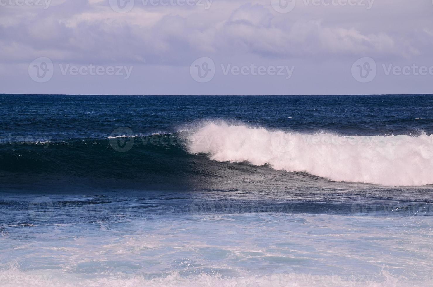 olas en el Oceano foto