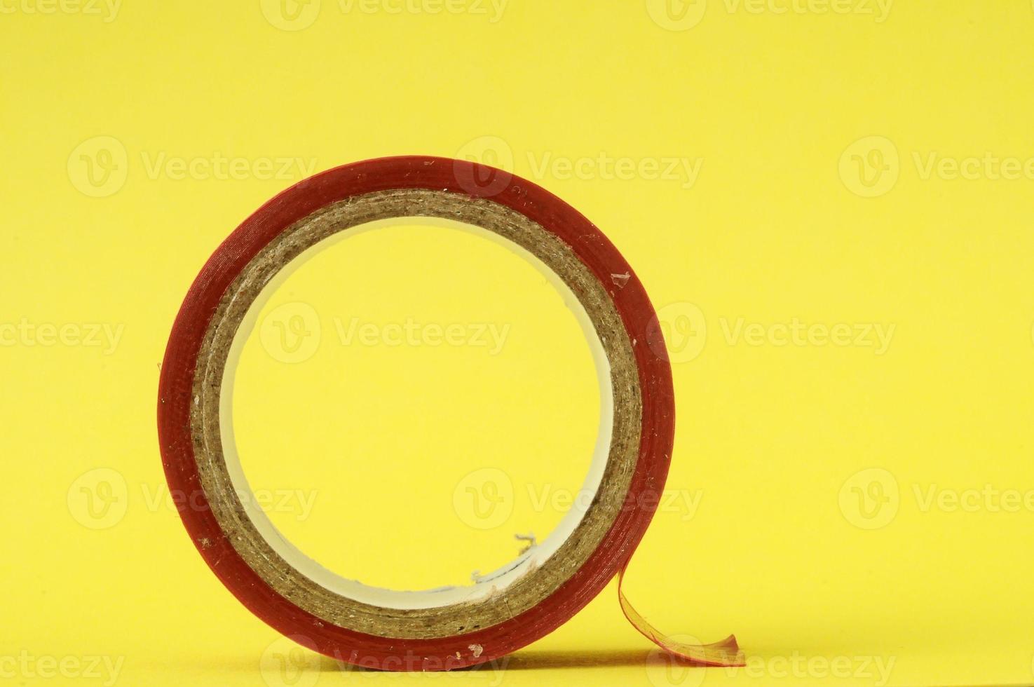 Adhesive roll of tape photo