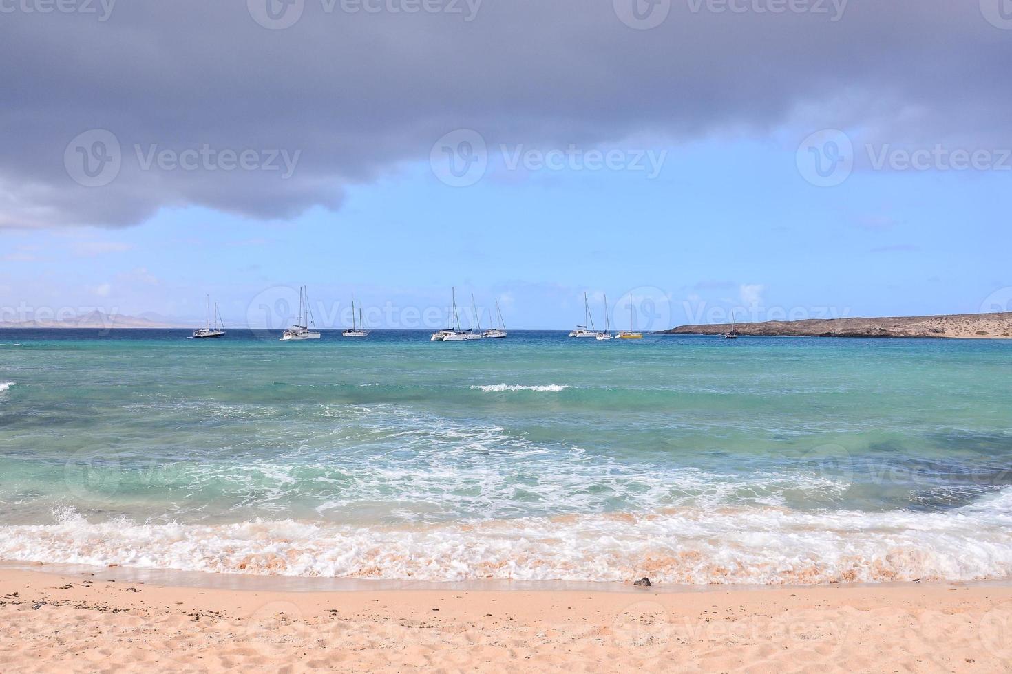Scenic coastal view photo