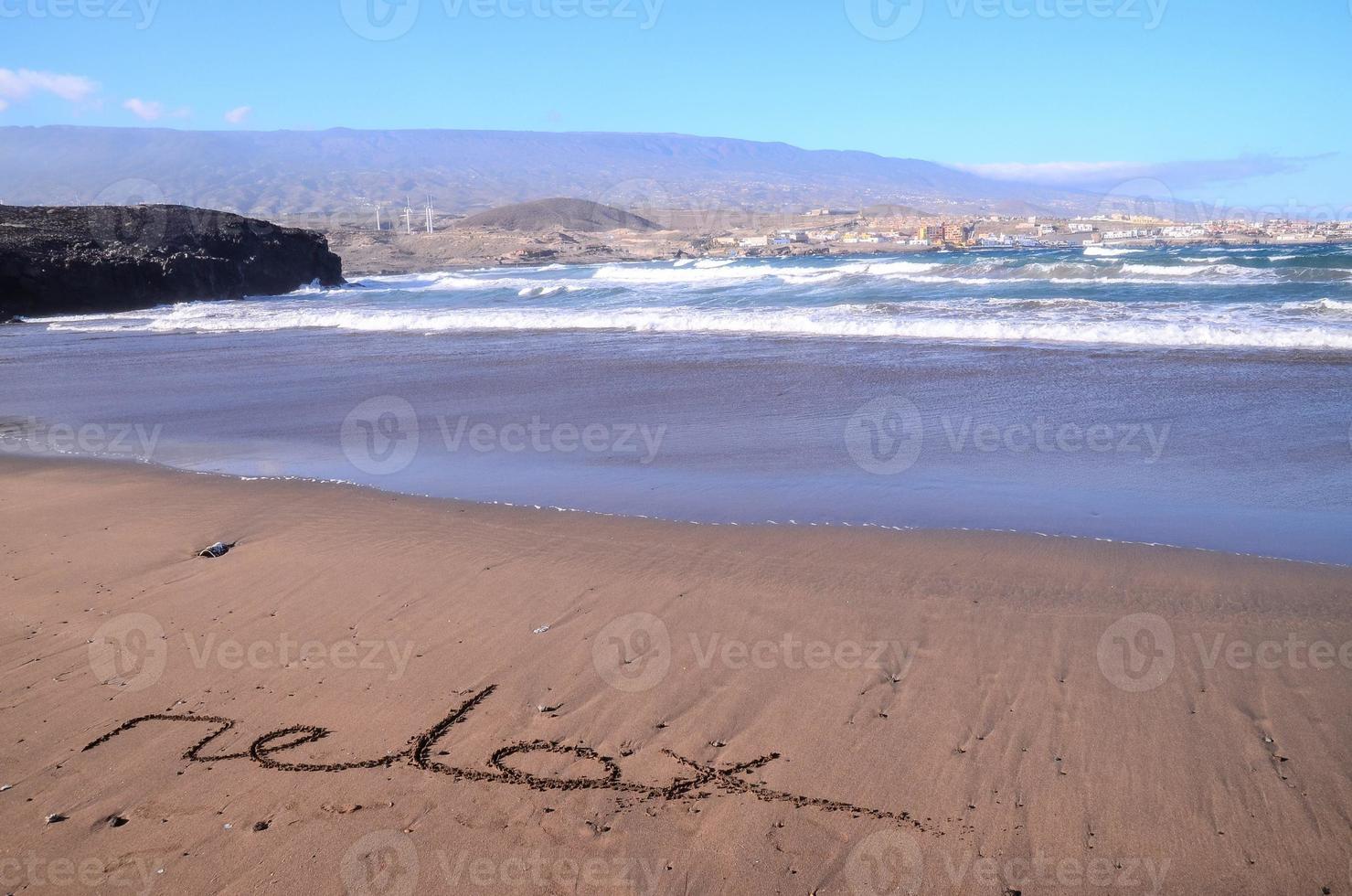 Scenic coastal view photo