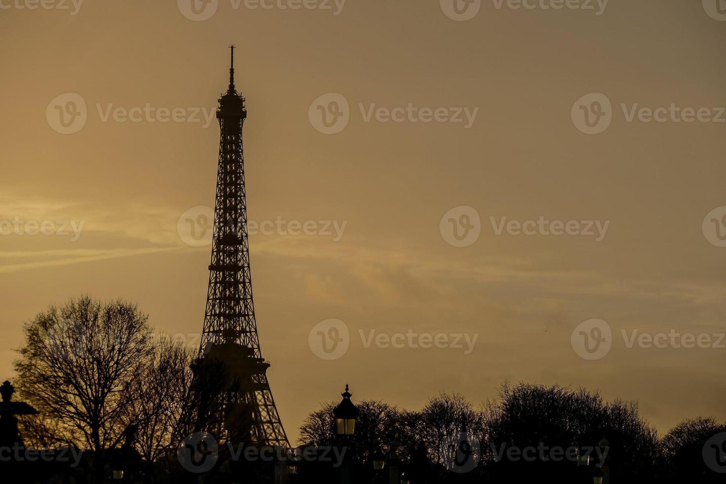 The Eiffel Tower in Paris, France photo