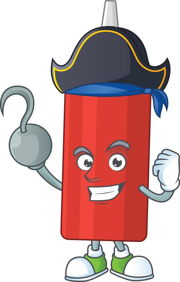 Cartoon character of sauce bottle vector