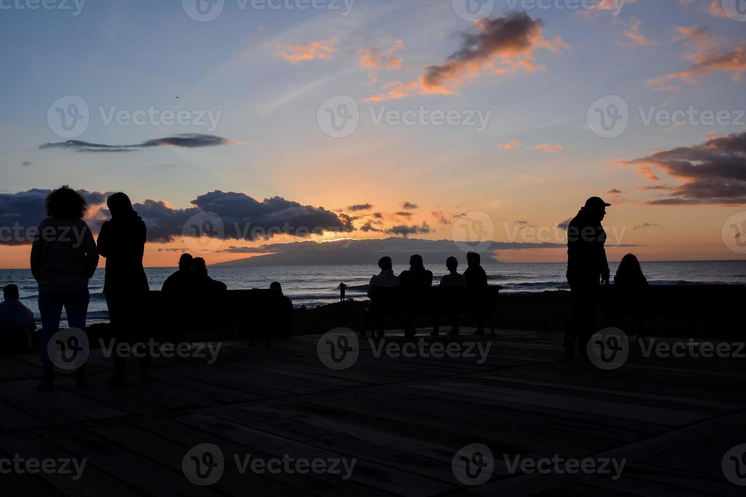 Scenic coastal view photo