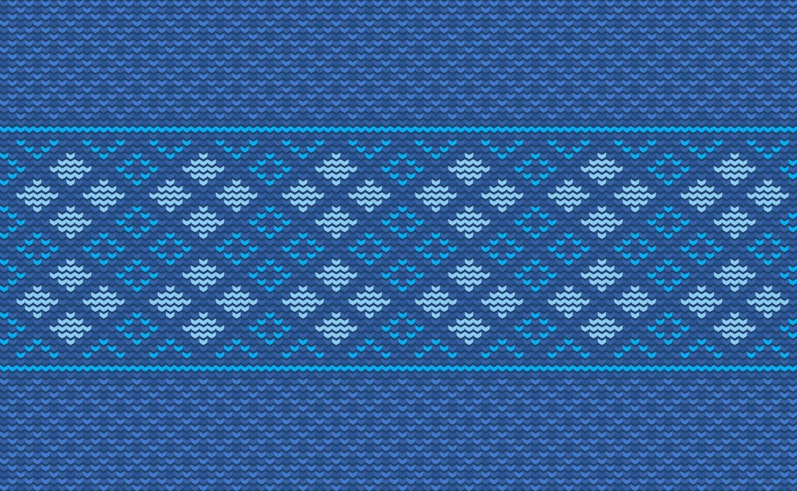 Design knit pattern vector, Cross stitch ethnic geometric background, Embroidery abstract beautiful style vector