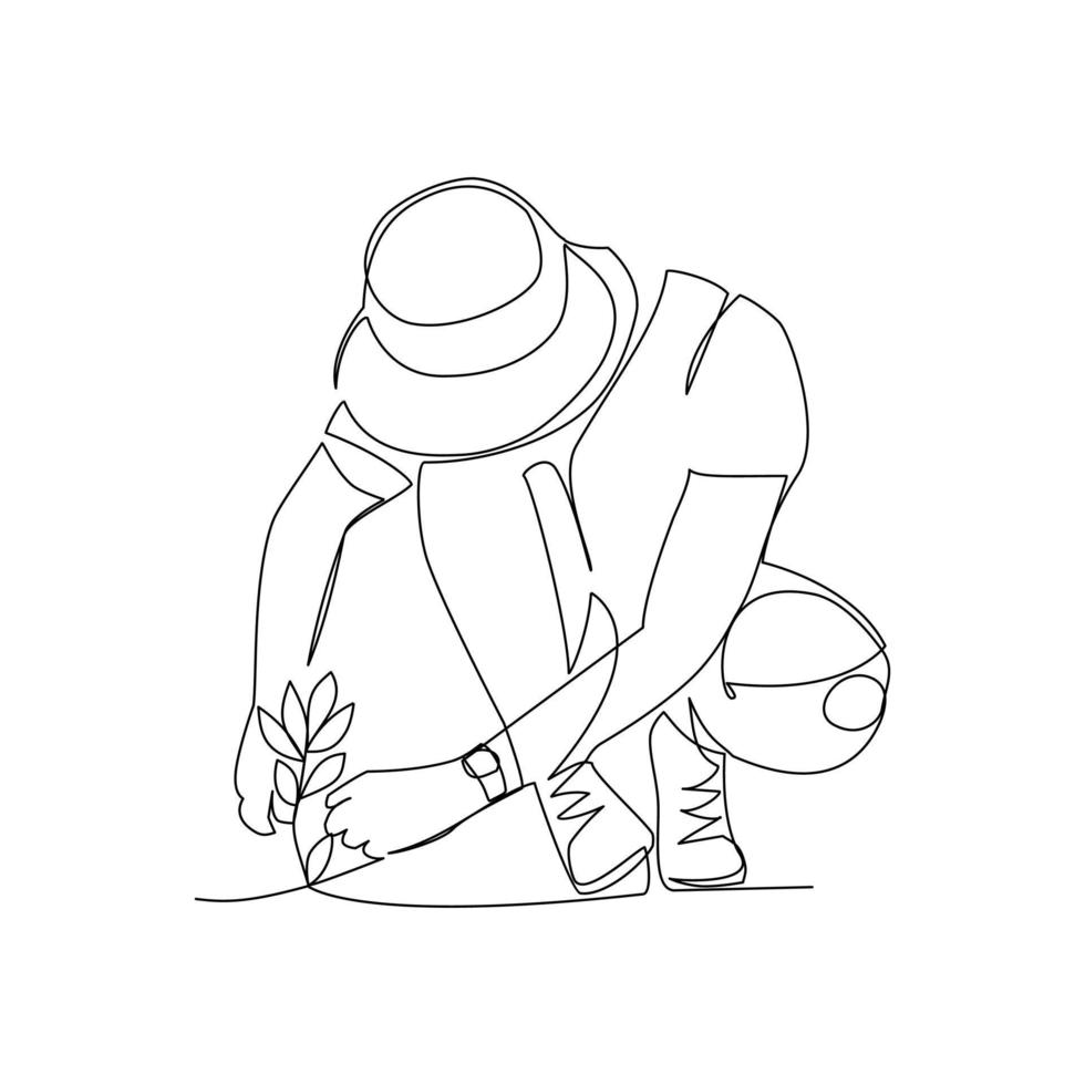 Farmer vector illustration