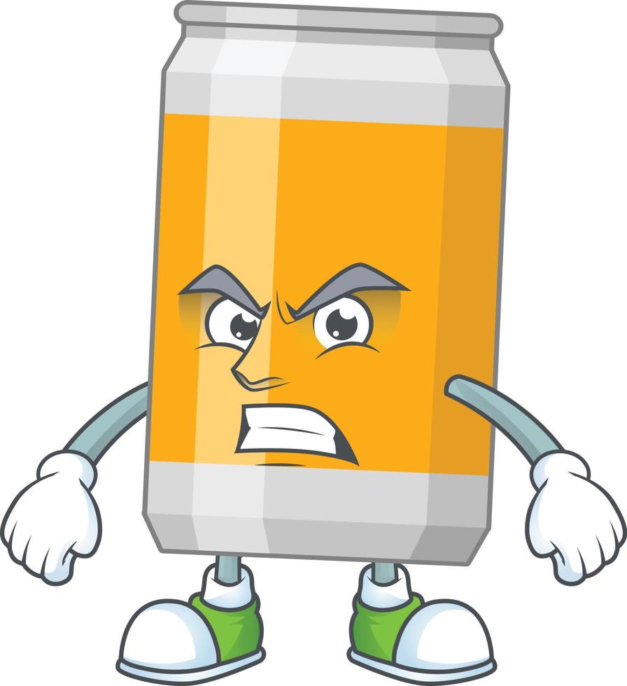 Cartoon character of beer vector