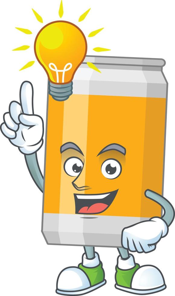 Cartoon character of beer vector