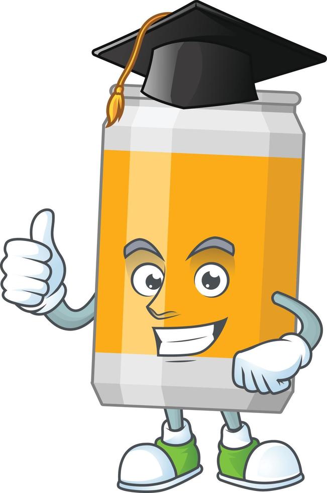 Cartoon character of beer vector