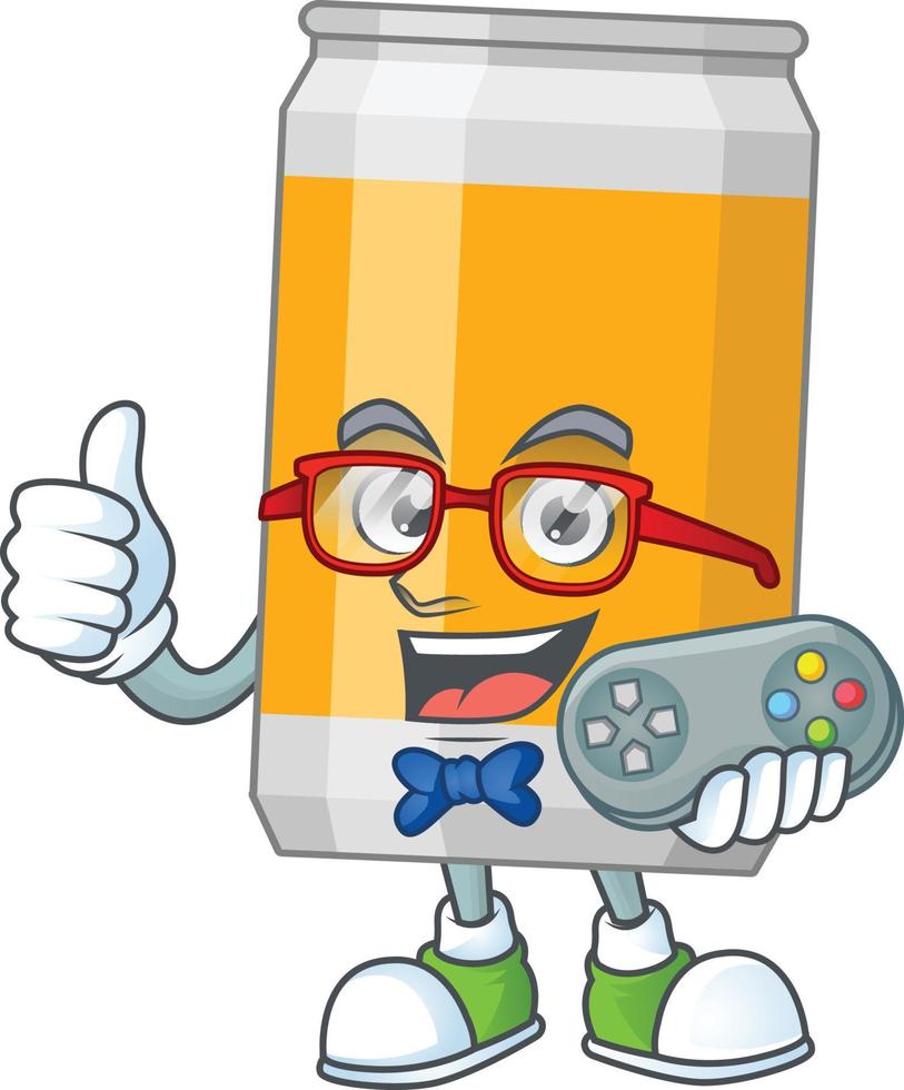 Cartoon character of beer vector
