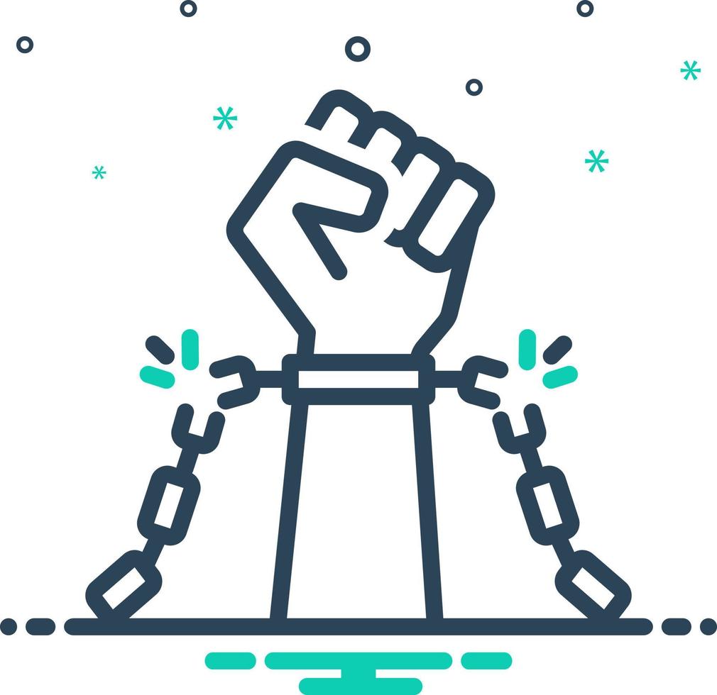 mix icon for breaking vector