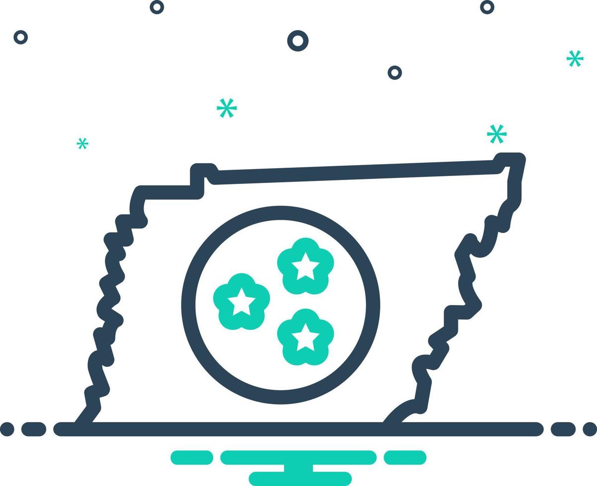 mix icon for tennessee vector