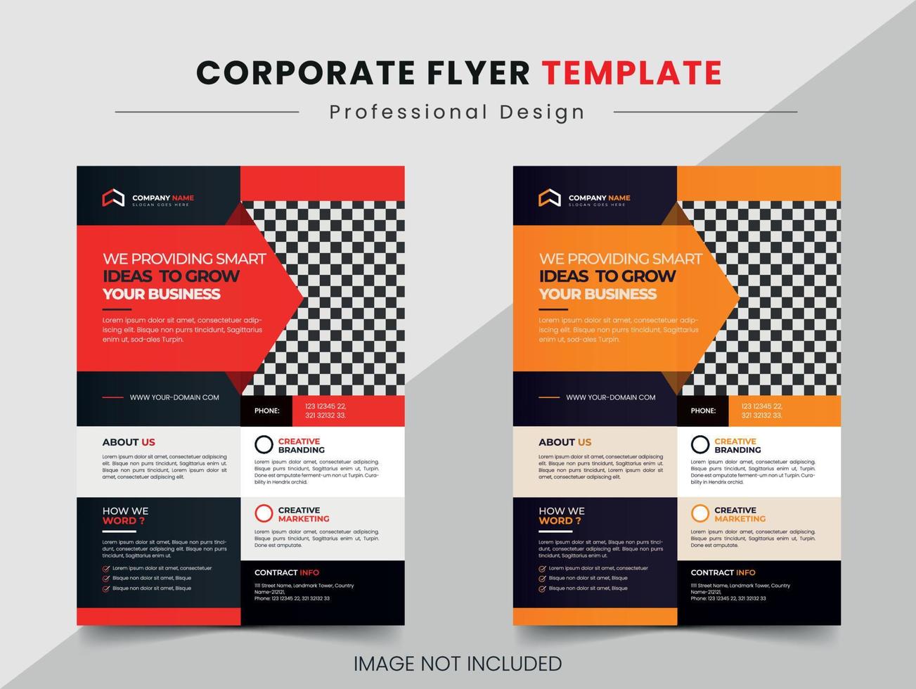 Corporate Flyer Template vector