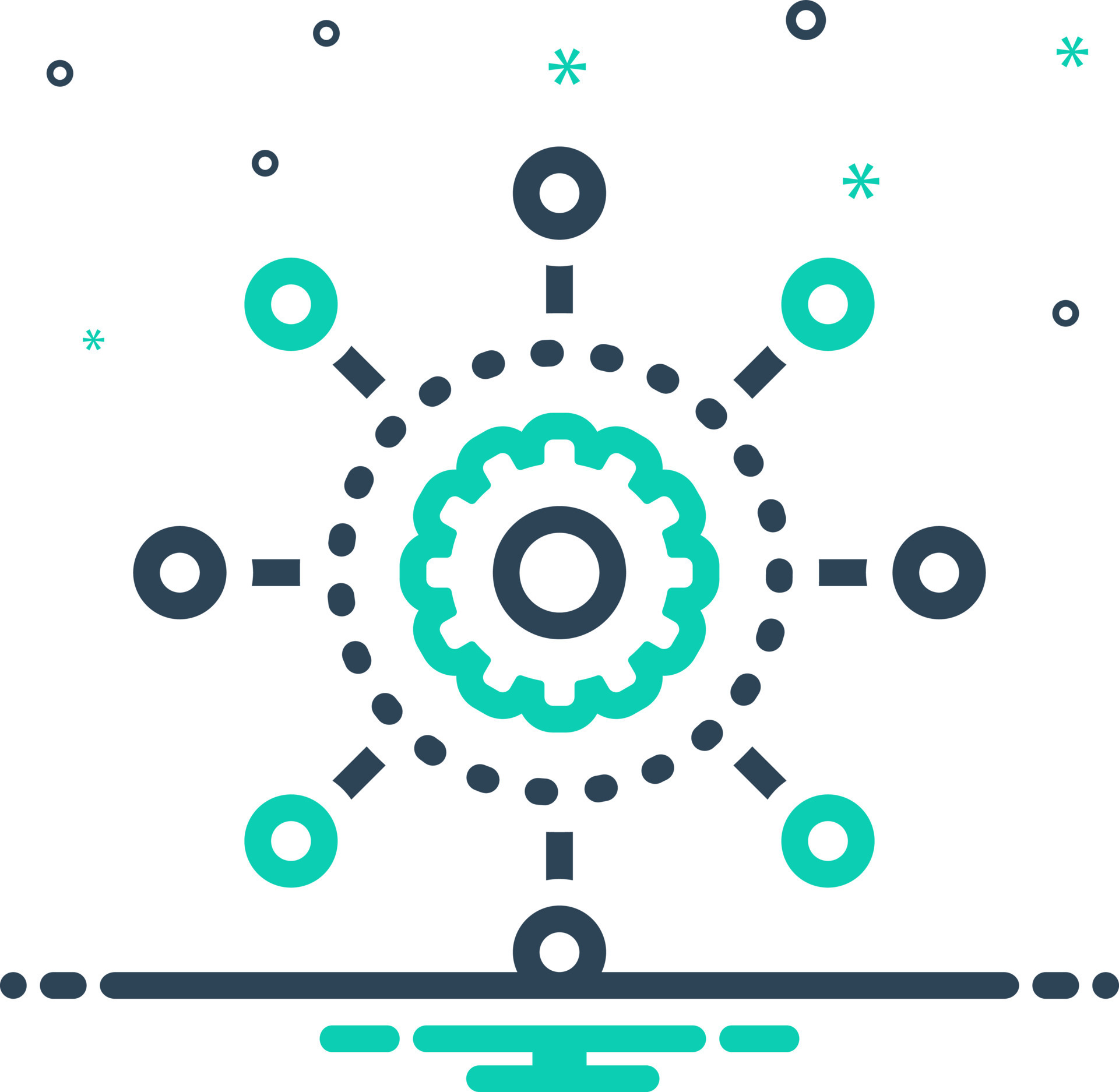 mix icon for algorithm 21605141 Vector Art at Vecteezy