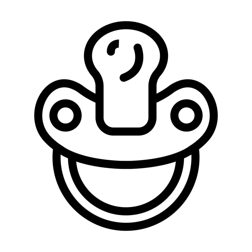 Pacifier Icon Design vector