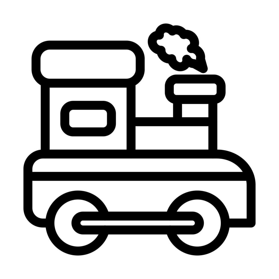 Train Toy Icon Design vector