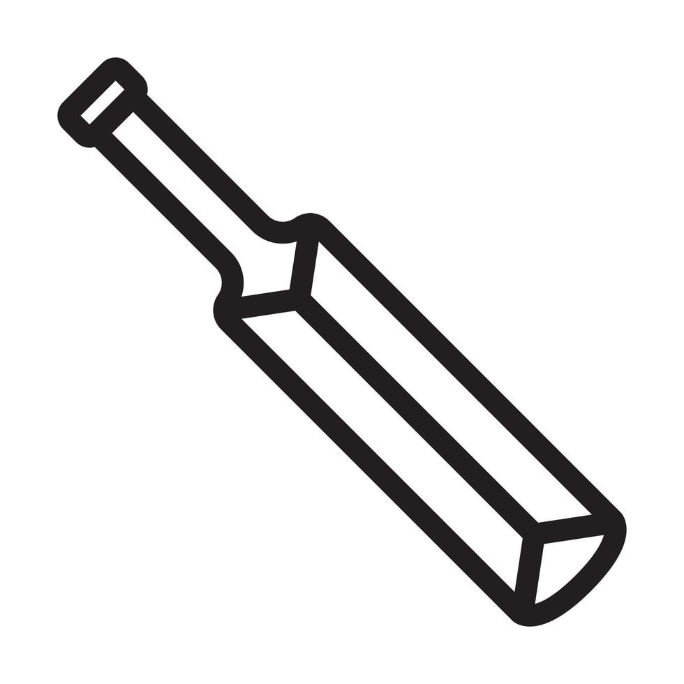 Cricket Bat Icon Design vector