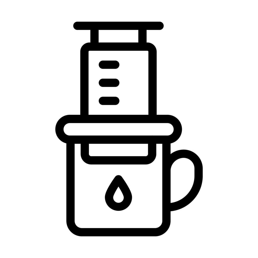 Aeropress Icon Design vector