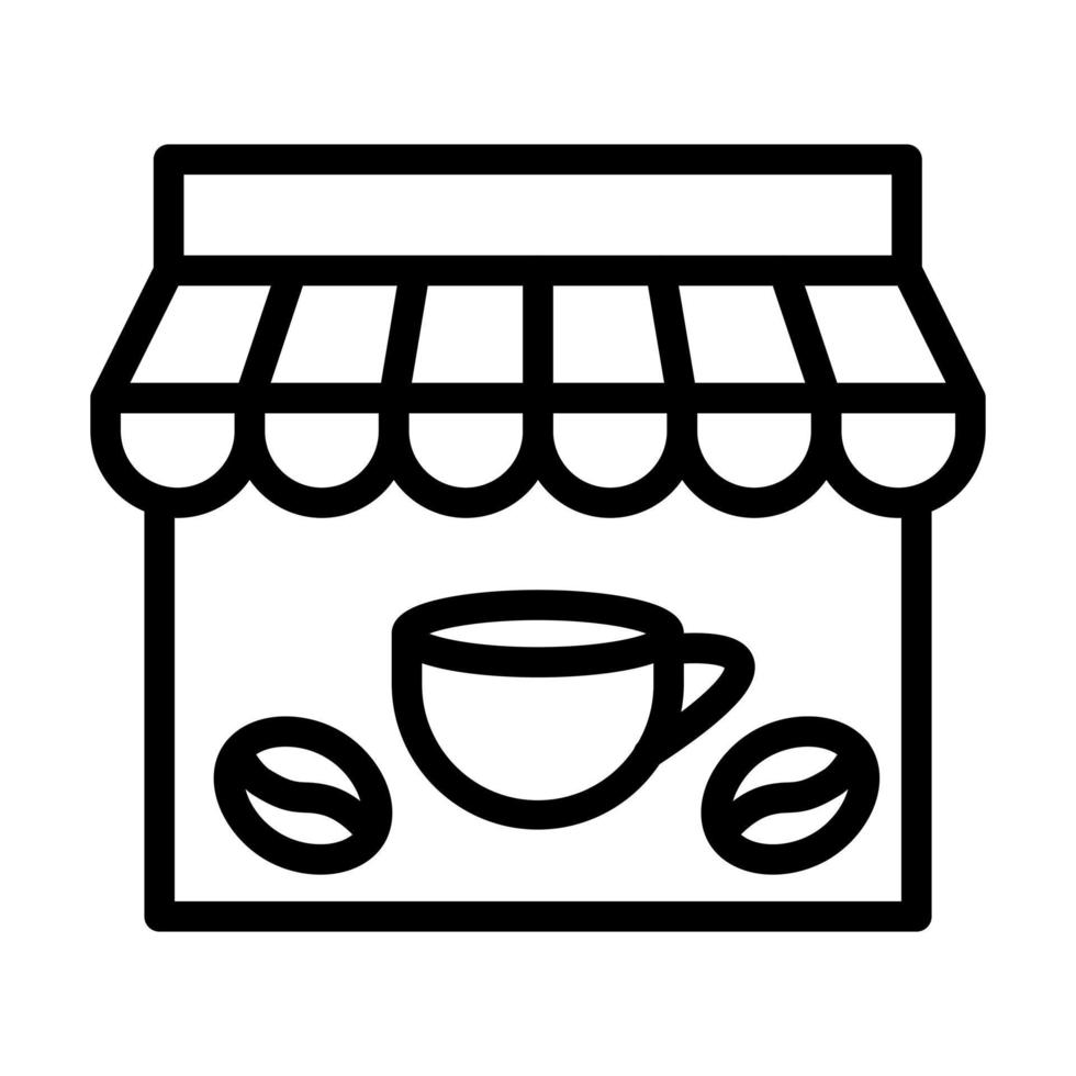 Coffee Shop Icon Design 21605250 Vector Art at Vecteezy