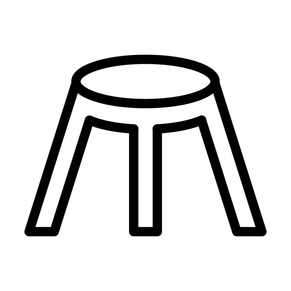 Bar Stool Icon Design vector