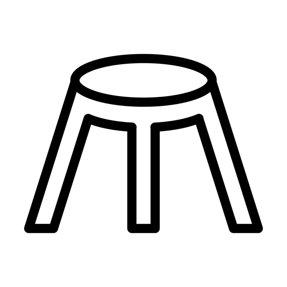 Bar Stool Icon Design vector