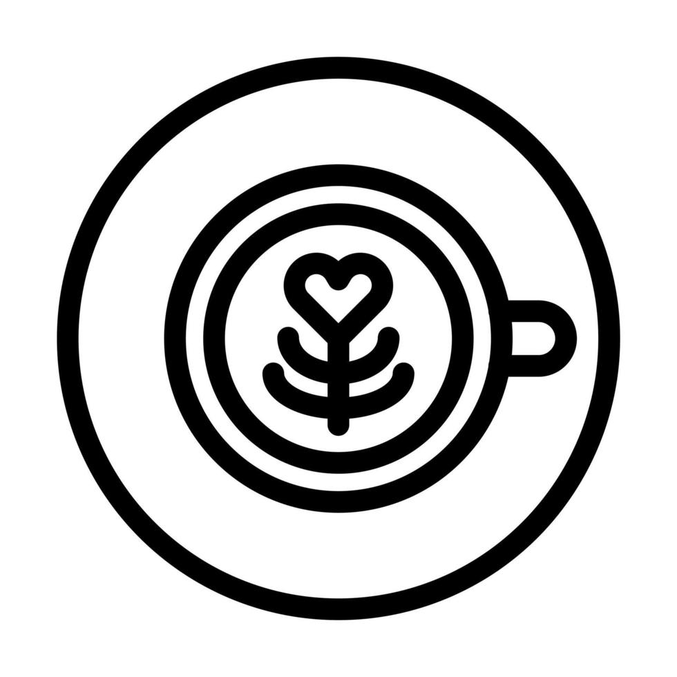 Latte Icon Design vector