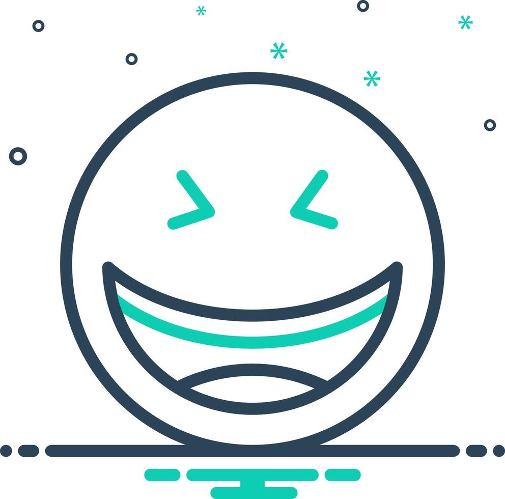 mix icon for jokes vector