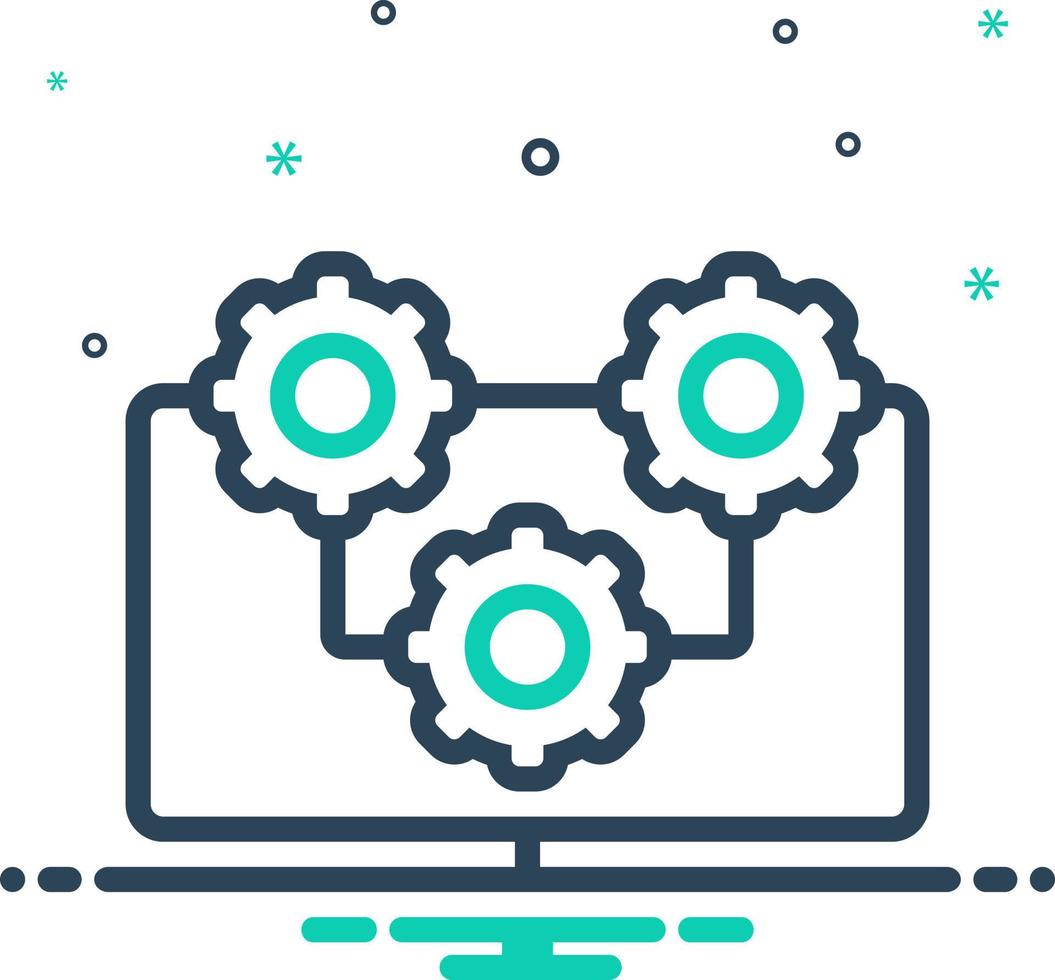 mix icon for execution vector