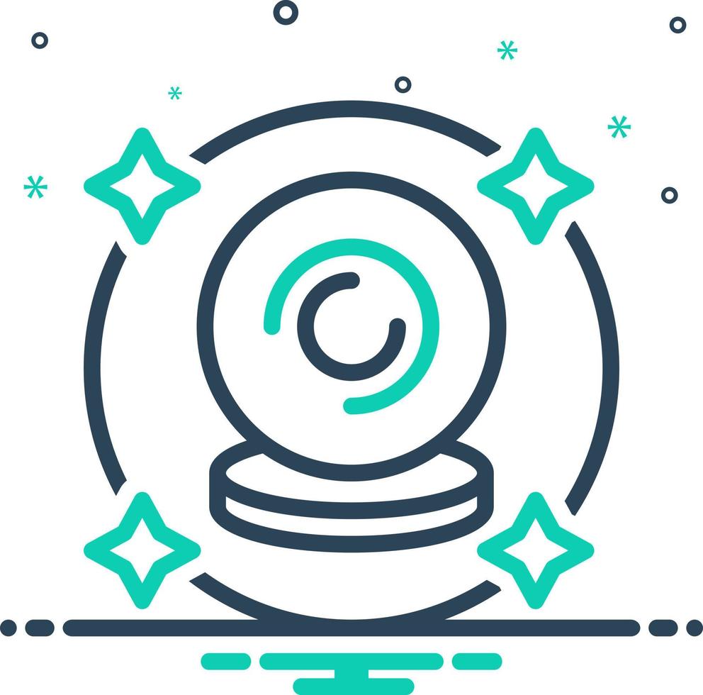 mix icon for predictions vector