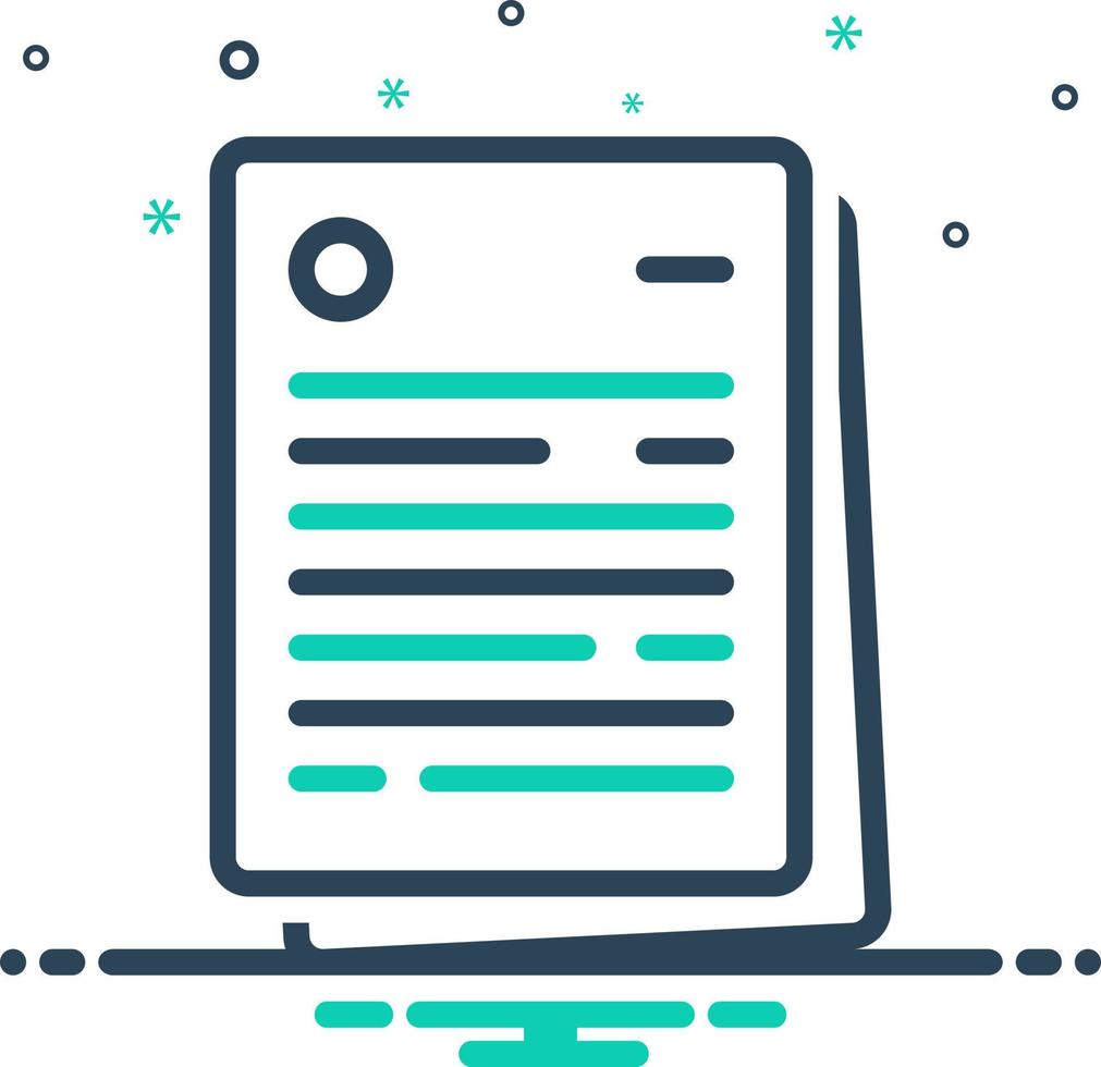 mix icon for proposals vector