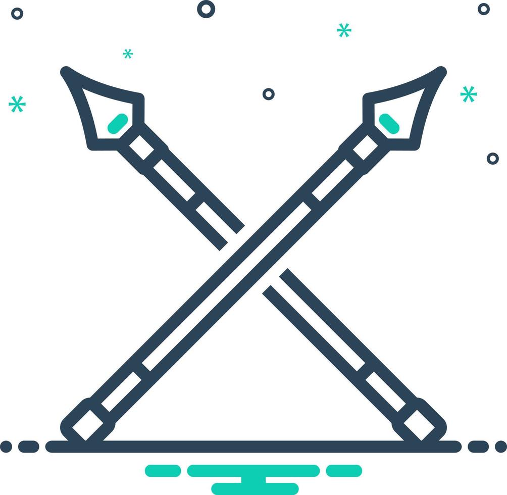 mix icon for lance vector