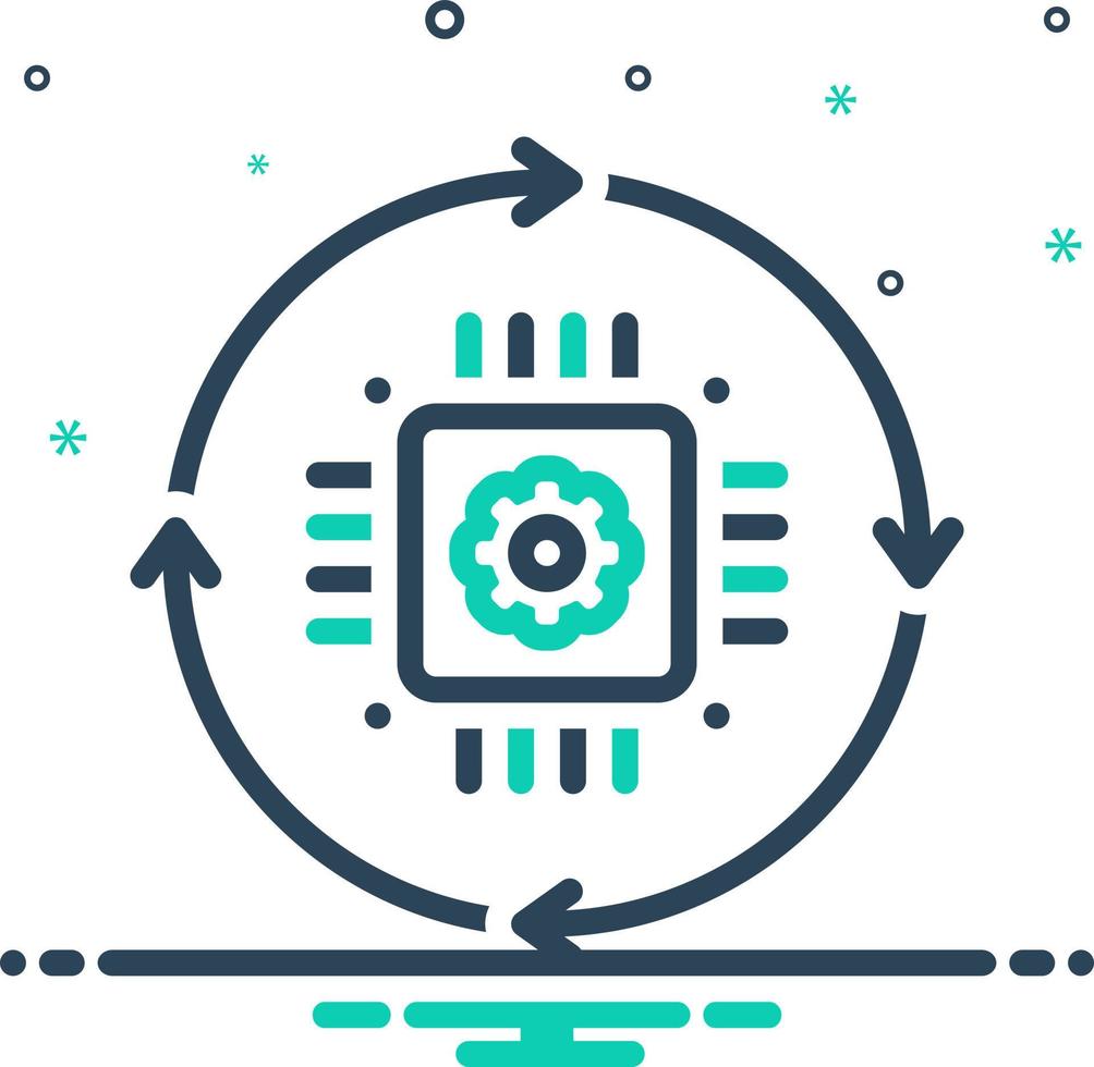 mix icon for transform vector