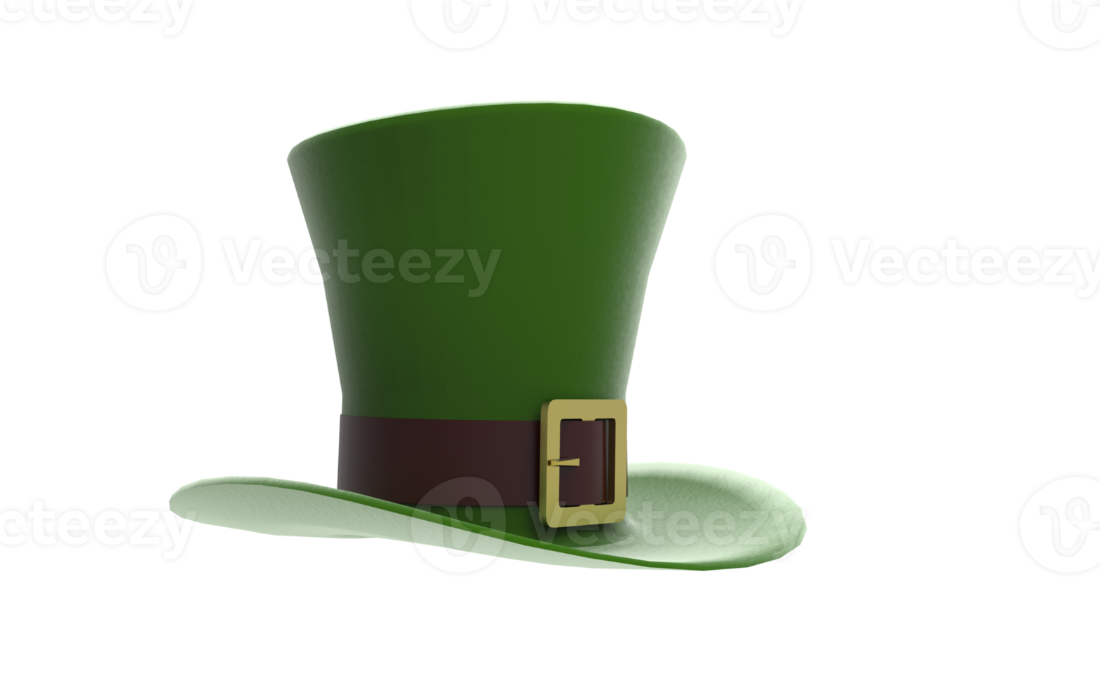 st. patrick grön irländsk hatt png