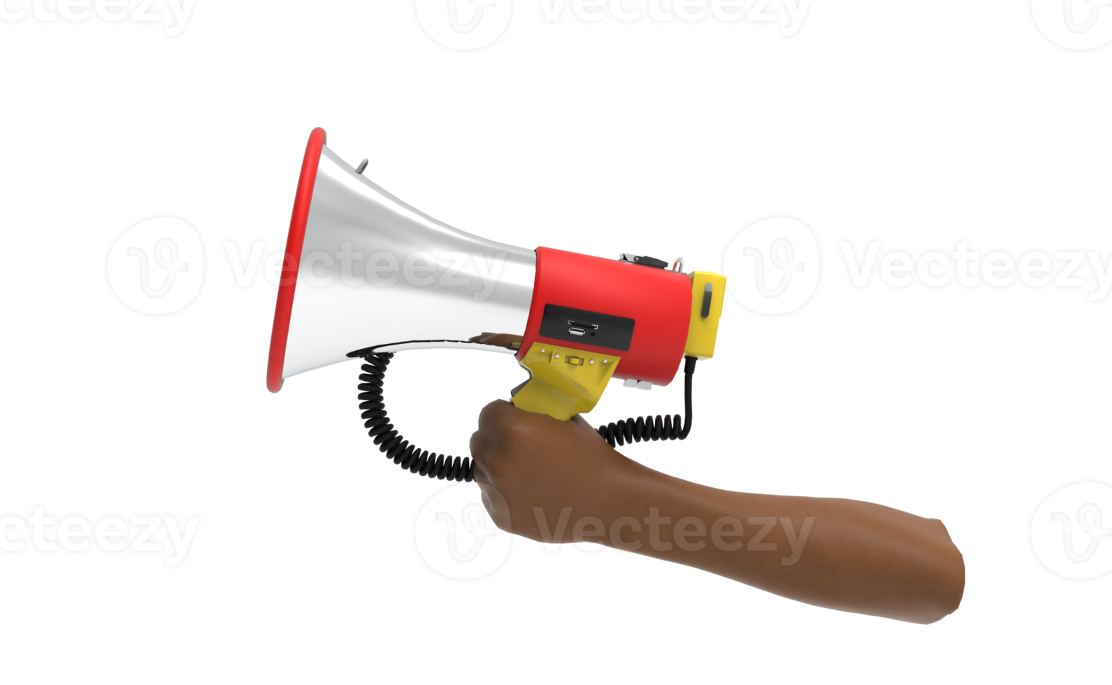 hand holding megaphone png