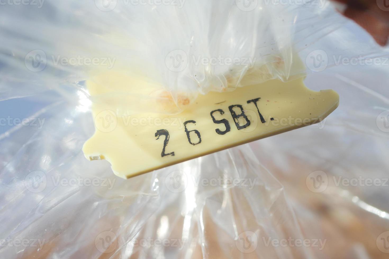 expiry date on a bread packet photo